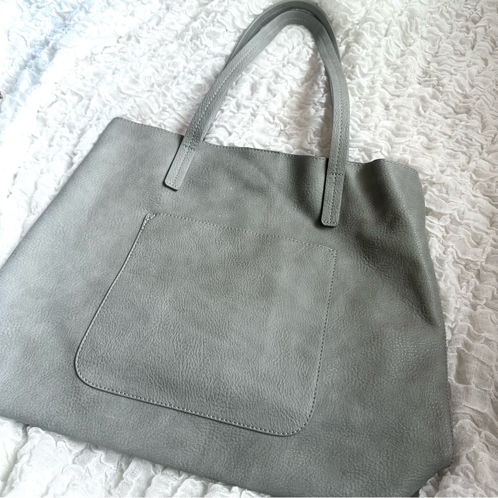 Joy Susan Gray Vegan Tote
